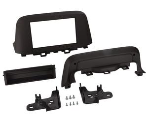 ACR Autoradio Bezel Double DIN Installation Frame Black for Hyundai Kona 1