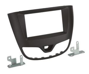 ACR Autoradio Bezel Double-DIN Mounting Frame 2-DIN Black For OPEL Karl