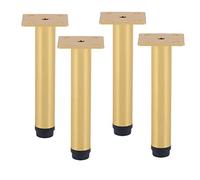 ACRaBoss 4 Pcs Metalniture Legs,Modernniture Feet,Iron DIY Table Legs,Round Tube Cabinet Feet,Modern Replacement Sofa Legs,for Kitchen Couch Cupboard Tv Cabinet,Oversized Load/D/13Cm/5.1In