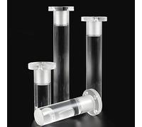 ACRaBoss 4Pcs Acrylicniture Legs,Cabinet Leg Modern Clear Crystal Heavy Duty Cupboard Feet Coffee Table Support Legs for Sofa Bench Couch Tv Stand Chair Dresser/H:25Cm