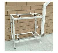 ACRaBoss Heavy Duty Air Conditionerrt Bracket, Galvanized Steel Condenser Stand for Ductless Mini Split & HVAC Units Durable Ground Mounting Solution/Sier/80*45*80Cm
