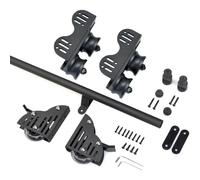 ACRaBoss Retractable Rolling Ladder Hardware Library Sliding Ladder Hardware Kit (No Ladder) W/Floor Roller, Sliding Ladder Track Kit, 3.3Ft- 24Ft Sliding Ladder Library Full Set Hardware/16Ft/500Cm T