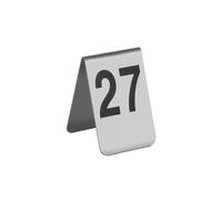 ACRaBoss Table Numbers 1-10 Restaurant, Stainless Steel Tent Style Table Numbers, Restaurant Digital Number Plate Tabletop Number Stackable, Wbirthday Marriage Party Supplies/11-20