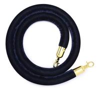 ACRaBoss Twisted Queue Barrier Rope with a Hook, Hanging Ropes Barrier Rope for Crowd Control Stanchion Queue Rope Stanchion Rope for Theaters Grand Openings/Navy Blue/1.4M/4.6Ft