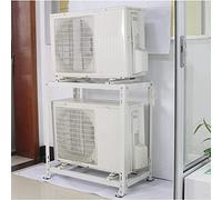 ACRaBoss Universal Heavy Duty Air Conditionerrt Bracket - Double Stack Shock Absorption Ground Stand for Ac & Heat Pump Systems, Durable Floor Mount Condenser Stand/900*1200*450Mm