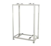ACRaBoss Universal Heavy Duty Mini Split Air Conditionerrt Bracket - Galvanized Steel Condenser & Heat Pump Base with Shock Absorption Double Stack Levels for Stability/Red/90*45*120Cm