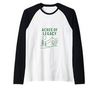 Acres of Legacy Land enthusiast, off grid living, nature Raglan Baseball Tee