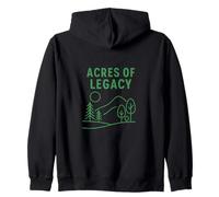 Acres of Legacy Land enthusiast, off grid living, nature Zip Hoodie