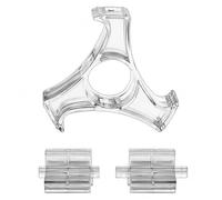 Acrimet Core Replacement for Acrimet Tape Dispenser - Fits 1”and 3” Rolls - Clear Crystal Plastic