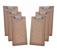 Acrimet Legal Size Clipboard - Low Profile Clip Clip, Hardboard, Smooth Finish, FSC Certified, 6 Pack