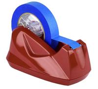 Acrimet Premium Desktop Tape Dispenser Jumbo, Plastic, Non-Skid Base (Heavy Duty) (Red Color)