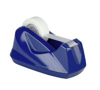 Acrimet Premium Desktop Tape Dispenser, Plastic, Non-Skid Base (Heavy Duty) (Deep Blue Color)