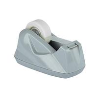 Acrimet Premium Desktop Tape Dispenser, Plastic, Non-Skid Base (Heavy Duty) (Platinum Color)