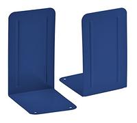 Acrimet Premium Metal Bookends (Heavy Duty) (Deep Blue Color) (1 Pair)