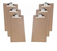 Acrimet Professional Legal Size Clipboard - Jumbo Clip, Hardboard, Smooth Finish, FSC Certified (6 Pack)