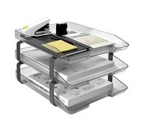 Acrimet Traditional Tier Letter Tray, Front Load Design, Letter 3 A4
