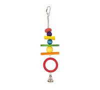 Acrobatic canary toy with wooden blocks Duvoplus