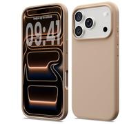 ACRONIX Compatible with iPhone 16 Pro Max Case 6.9", Slim Liquid Silicone Cover, Lightweight Soft Touch Grip, Shockproof Thin Protective 16 Pro Max Phone Case-Desert Titanium