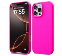 ACRONIX Compatible with iPhone 16 Pro Max Case 6.9", Slim Liquid Silicone Cover, Lightweight Soft Touch Grip, Shockproof Thin Protective 16 Pro Max Phone Case-Hot Pink