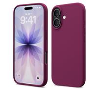 ACRONIX Compatible with iPhone 17 Case 6.3", Slim Liquid Silicone Cover, Lightweight Soft Touch Grip, Shockproof Thin Protective 17 Phone Case-Wine Red