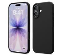 ACRONIX Compatible with iPhone 17 Case 6.3", Slim Liquid Silicone Cover, Lightweight Soft Touch Grip, Shockproof Thin Protective 17 Phone Case-Black