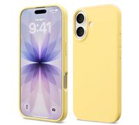 ACRONIX Compatible with iPhone 17 Case 6.3", Slim Liquid Silicone Cover, Lightweight Soft Touch Grip, Shockproof Thin Protective 17 Phone Case-Yellow