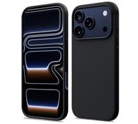 ACRONIX Compatible with iPhone 17 Pro Case 6.3", Slim Liquid Silicone Cover, Lightweight Soft Touch Grip, Shockproof Thin Protective 17 Pro Phone Case-Black