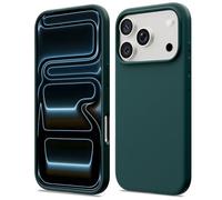 ACRONIX Compatible with iPhone 17 Pro Case 6.3", Slim Liquid Silicone Cover, Lightweight Soft Touch Grip, Shockproof Thin Protective 17 Pro Phone Case-Olive Green