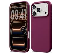 ACRONIX Compatible with iPhone 17 Pro Max Case 6.9", Slim Liquid Silicone Cover, Lightweight Soft Touch Grip, Shockproof Thin Protective 17 Pro Max Phone Case-Wine Red