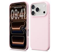 ACRONIX Compatible with iPhone 17 Pro Max Case 6.9", Slim Liquid Silicone Cover, Lightweight Soft Touch Grip, Shockproof Thin Protective 17 Pro Max Phone Case-Pink