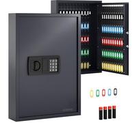 Acropaq Key Cabinet with numerical code - For up to 100 keys, 100 key fobs included, Secure key cabinet for key storage - Key safe outside, key safe outside