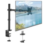 ACROPAQ Monitor arm - For 13-32 inch screens, 360° rotatable, Fast mounting, Height and angle individually adjustable - Monitor mount, Monitor arm desk mount, VESA arm - Black