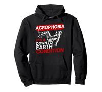 Acrophobia Fear Of Heights Vertigo Pullover Hoodie