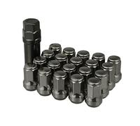 ACROPIX 1 Set M12 x 1.25 Car Lug Hex Wheel Nut with Socket Key Titanium Tone