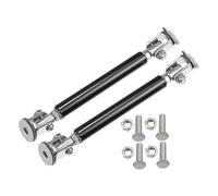 ACROPIX 3"-5" 75mm Car Front Bumper Lip Splitter Strut Rod Black - 2 Pcs | 1 Pair, Aluminum Alloy, Universal, Tie Bars Splitter Support Rods