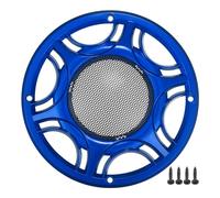 ACROPIX Universal 6.5" Car Speaker Grills Cover Mesh Round 6.5 Inch Audio Speaker Subwoofer Guard Protector Case with Mounting Screws Iron Blue - Pack of 1