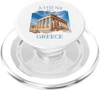 Acropolis and Parthenon Athens Greece Vacation Souvenir PopSockets PopGrip for MagSafe