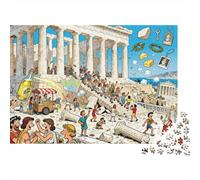 Acropolis Athens Ancient Anarchy Wooden Jigsaw Puzzle Waterproof 1000 Piece Puzzles for Adults Challenging And Brainteasing Home Decoration