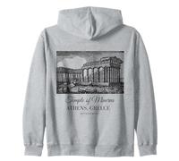 Acropolis Athens Souvenir Parthenon Temple of Minerva Kids Zip Hoodie