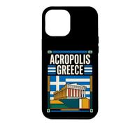 Acropolis Greece Flag Parthenon Ancient Temple Vintage Art Case for iPhone 12 Pro Max