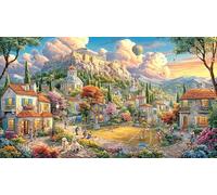 Acropolis-of-Athens Jigsaw Puzzles 1000Pc Educational Game Challenge Recycled Paper Impossible Hard Difficult for Adults and Kids Age 12 Years + 70x50/1000pcs