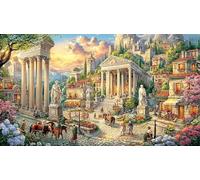 Acropolis-of-Athens Puzzle Game 1000 Piece Recycled Paper Impossible Hard Difficult Challenging for Women, Gifts for Men for Decompression 70x50/1000pcs