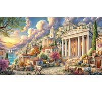 Acropolis-of-Athens Recycled Paper Jigsaw Puzzle 1000 Pieces Great Gift Idea Educational Games for Women, Gifts for Men Beautiful Decoration Puzzle 38x52/1000pcs