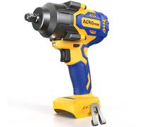 ACROPOW Cordless Impact Wrench Compatible with DEWALT 20V MAX Battery, 1/2" Brushless High Torque Power Impact Gun (850N.m) with 3 Modes Speed, LED Light (Only