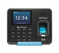 Acroprint BioTouch Self-Contained Automatic Biometric Fingerprint/Proximity Time Clock (No Monthly Fee)
