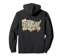 Across America Read Reading Book Librarian Men Women Pullover Hoodie