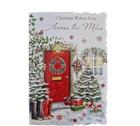 ACROSS THE MILES XMAS CARD, card saize is 14x20cm.