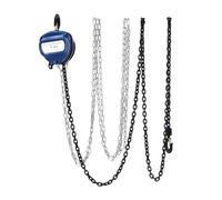 ACROSSPART Chain Hoist Block and Tackle Pulley System Manual Lifting Tool Chain Block & Tackle Engine Lifting Hoist Pulley 4M Cable G80 Chain for Industrial and Construction Sites