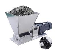 ACROSSPART Electric Grain Mill Barley Grinder Malt Crusher 60W 75RPM Powder Machine Food Grinder for Grains Corn Barley Grinder for Kitchen with 2 Roller