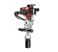 ACROSSPART Petrol Fence Post Rammer 2 Stroke Engine Fence Post Digger Tool 32.7CC Pile Driver Jack Hammer Pile Driver Knocker Concrete Banger